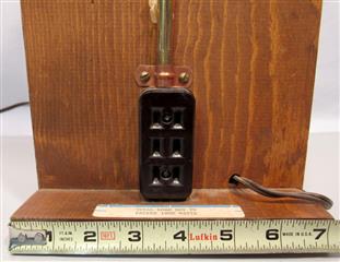 VINTAGE DUNCAN ELECTRIC METER TABLE LAMP TESTED FULLY OPERATES W/SPINNING METER